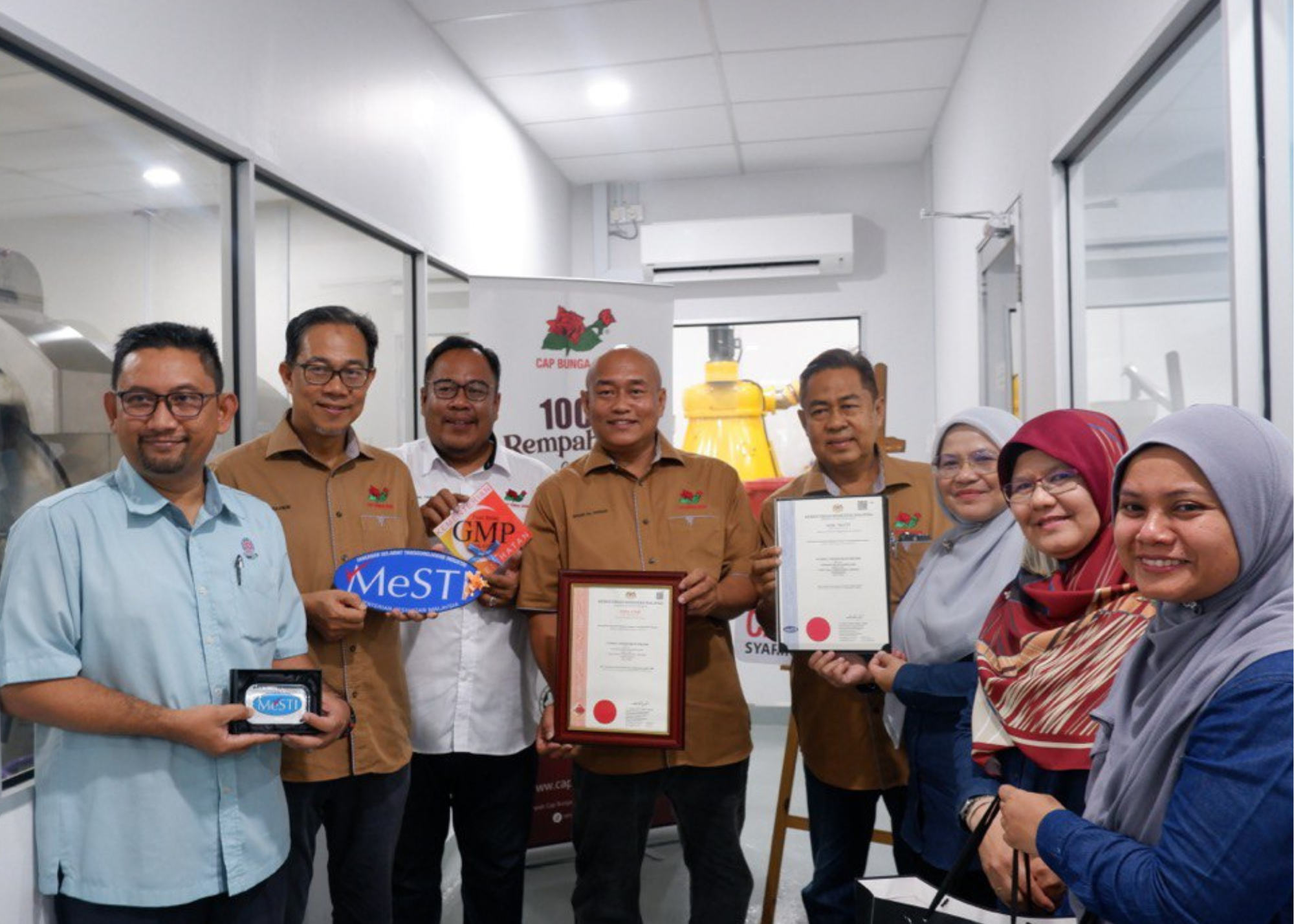 GMP Recognition at the K1 Factory of Rempah Cap Bunga Rose