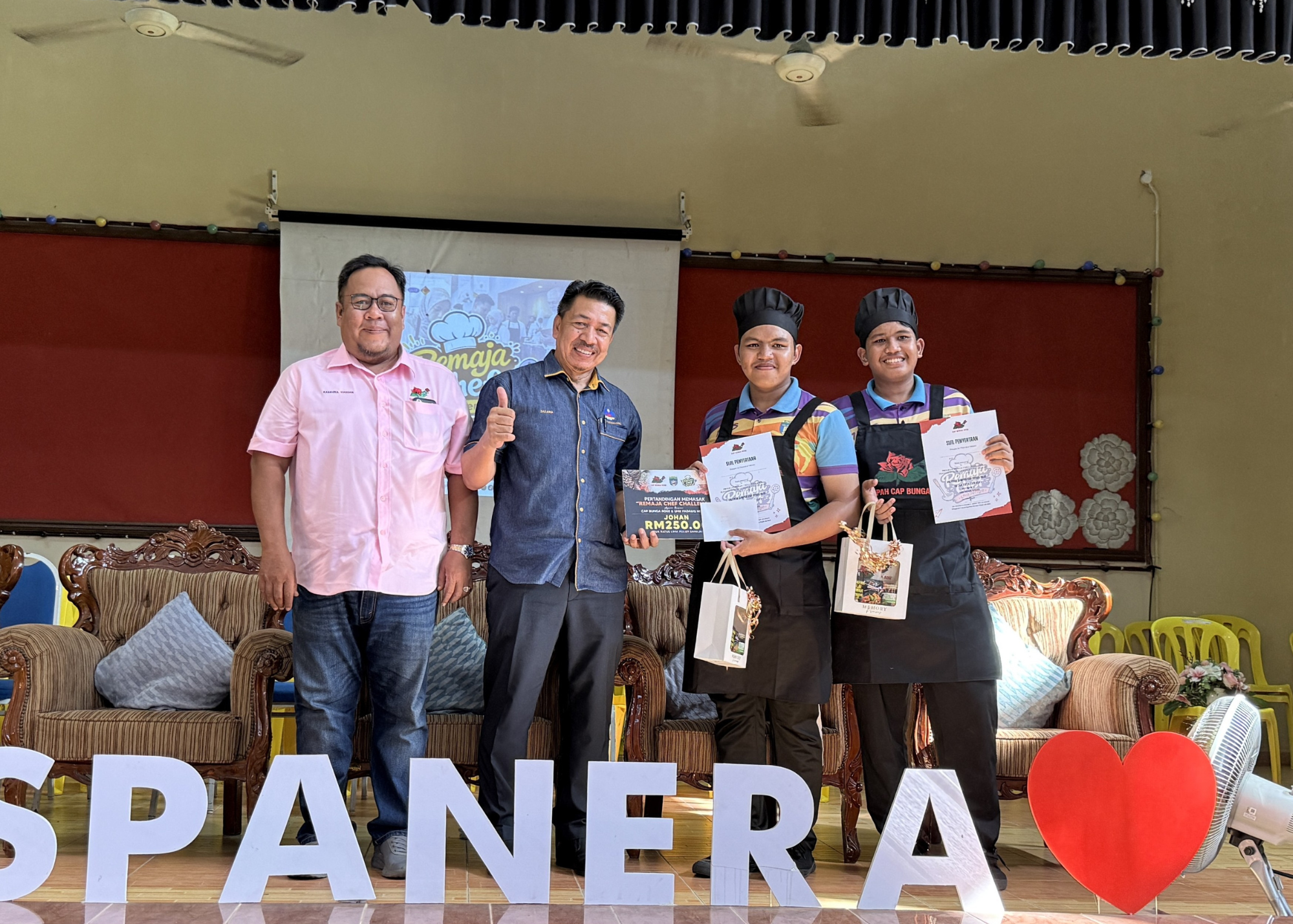 Remaja Chef Challenge at SMK Padang Negara