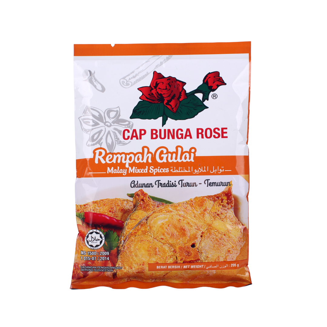 Rempah Gulai Cap Bunga Rose 205gm 