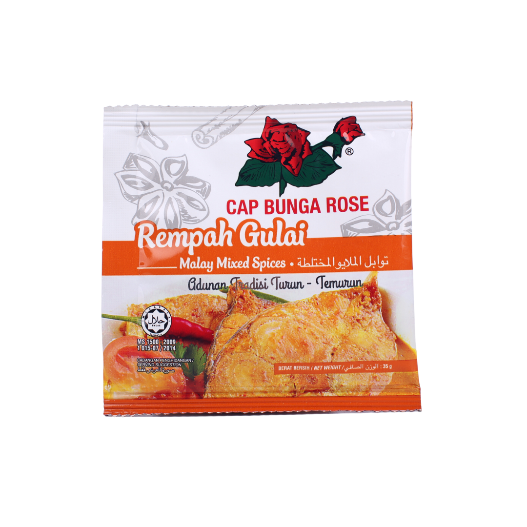 Rempah Gulai Cap Bunga Rose 35gm 