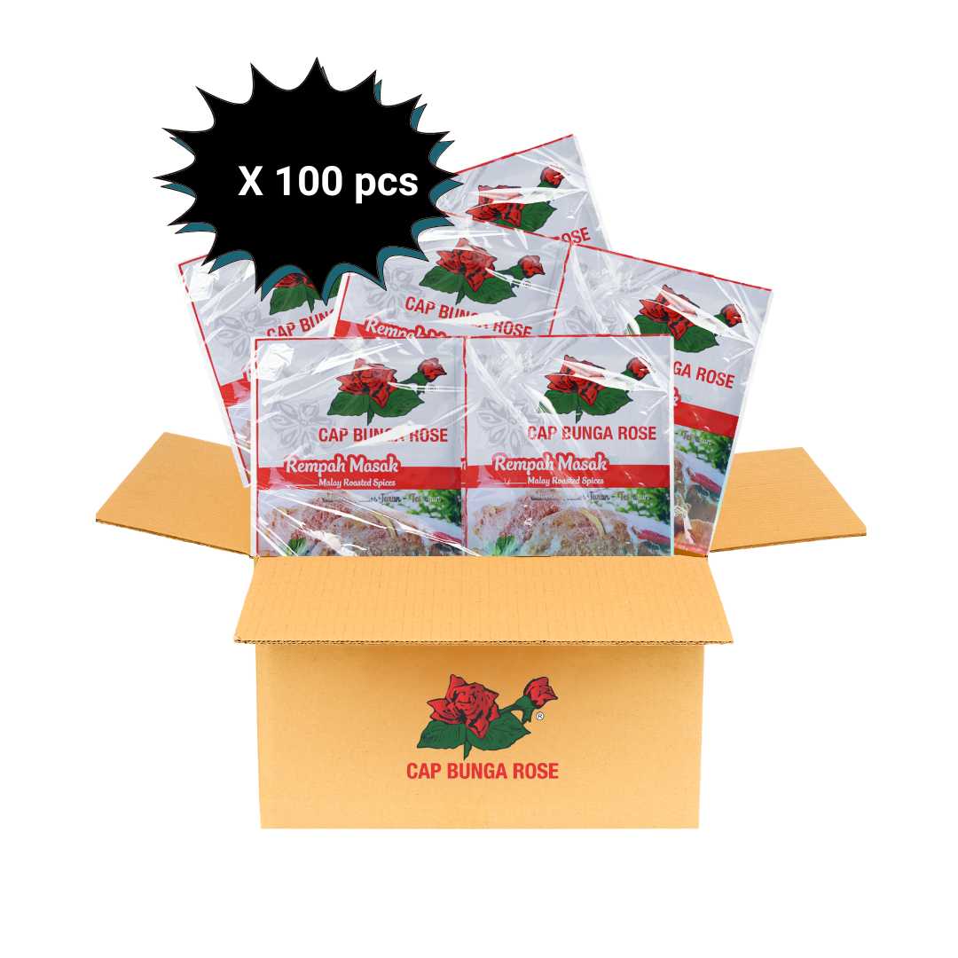 [Carton] Rempah Masak Cap Bunga Rose 105gm 