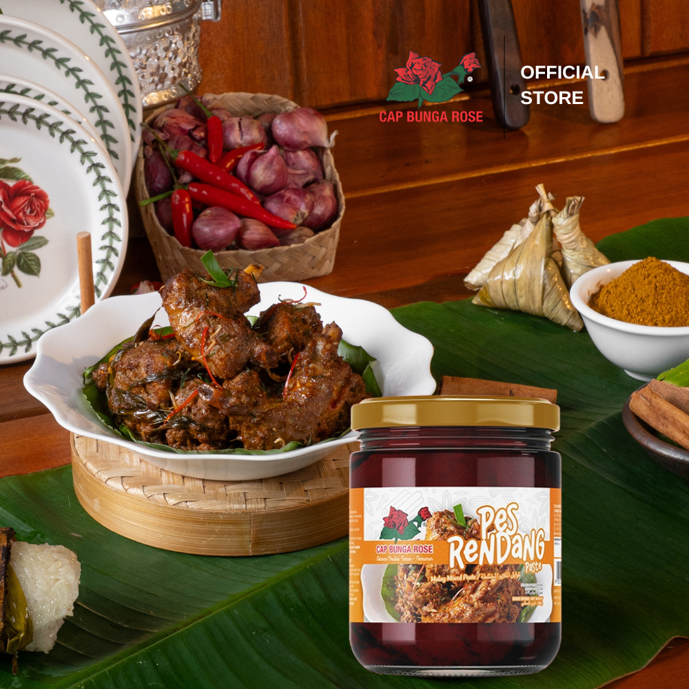 Pes Rendang Cap Bunga Rose 200gm