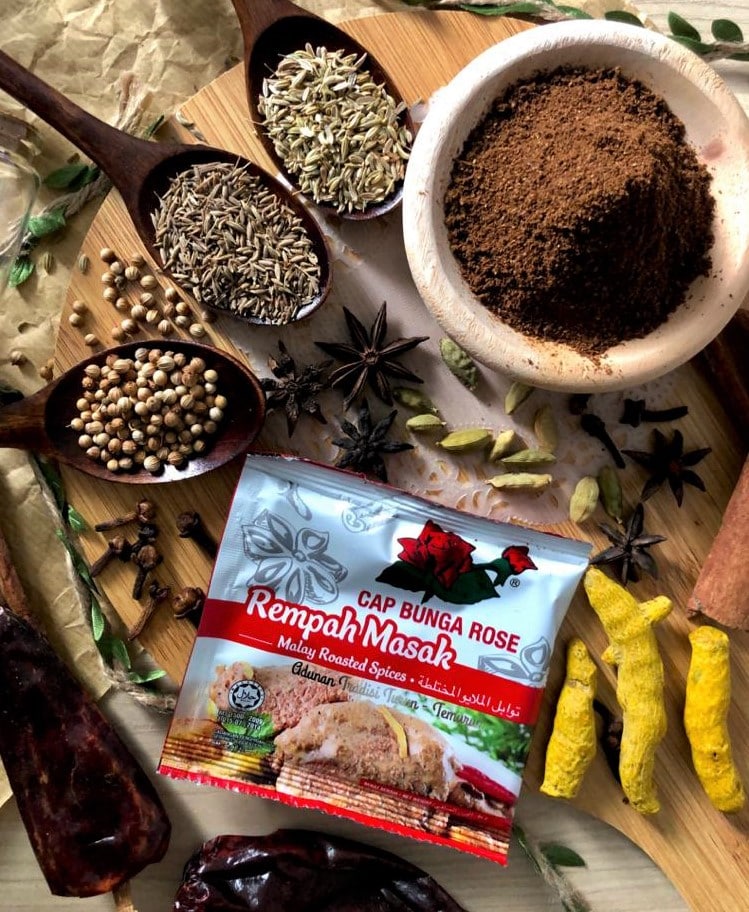 [Carton] Rempah Masak Cap Bunga Rose 25gm 
